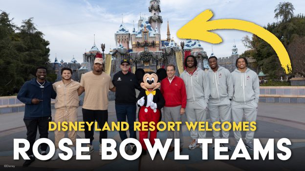 Tradition Continues with Michigan and Alabama at Disneyland Before Rose Bowl