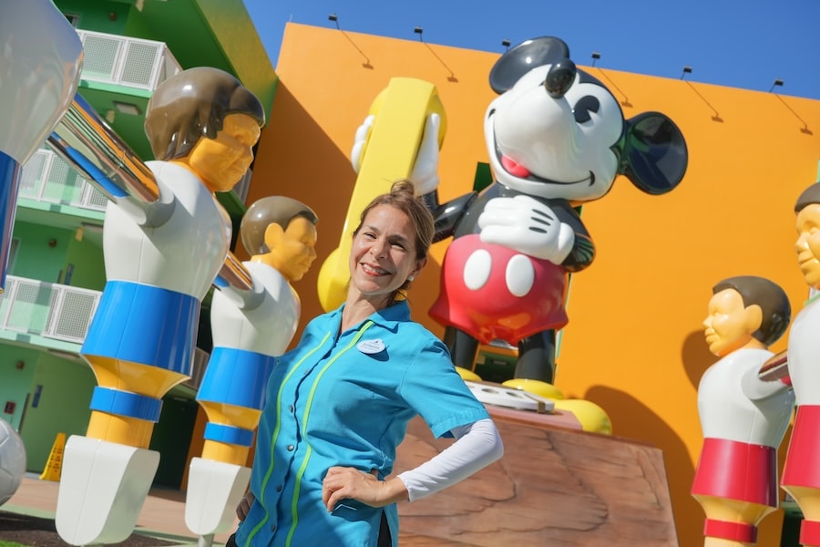 One cast member that has worked at Disney's Pop Century Resort at Walt Disney World since it's opening day in 2003