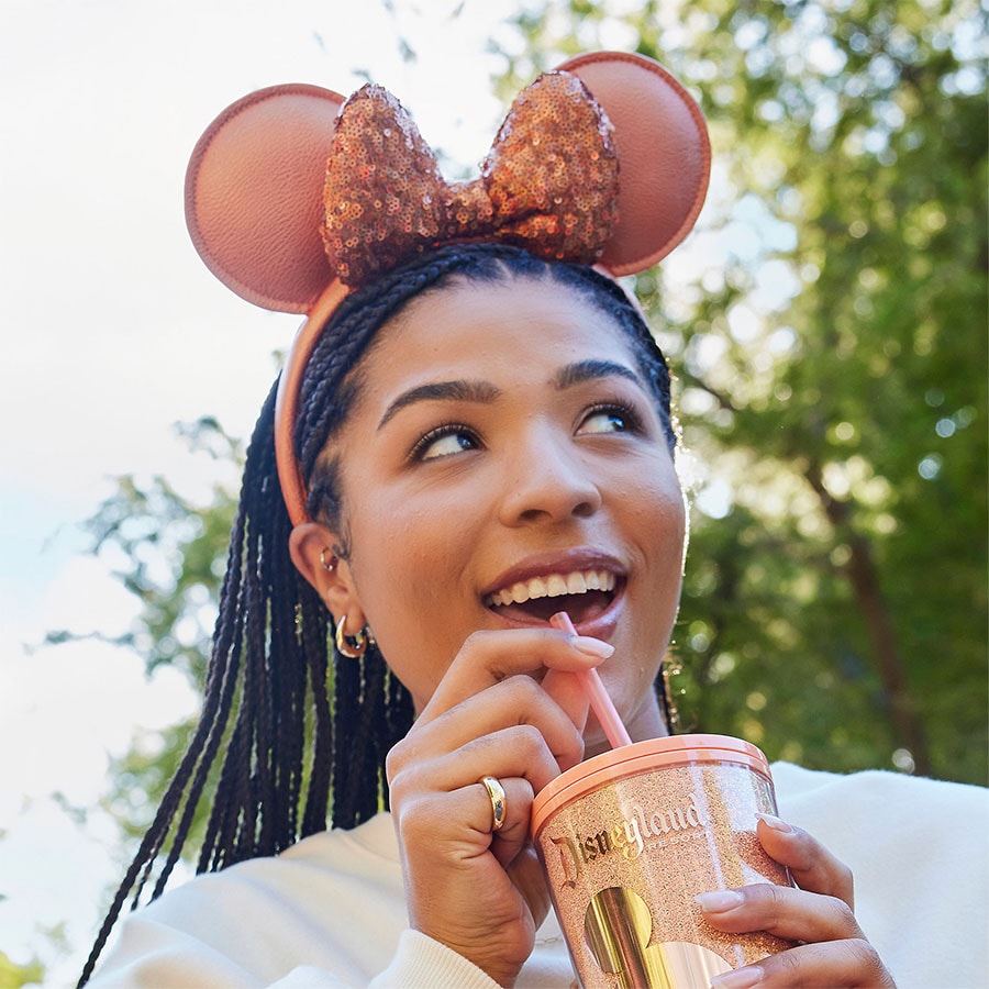 Minnie Mouse Peach Punch Ear Headband