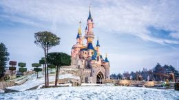 Image of 2024 Snow at Disneyland Paris, Sleeping Beauty Castle