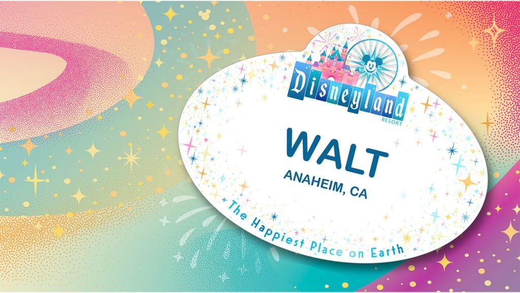 New 2024 Disneyland Nametag