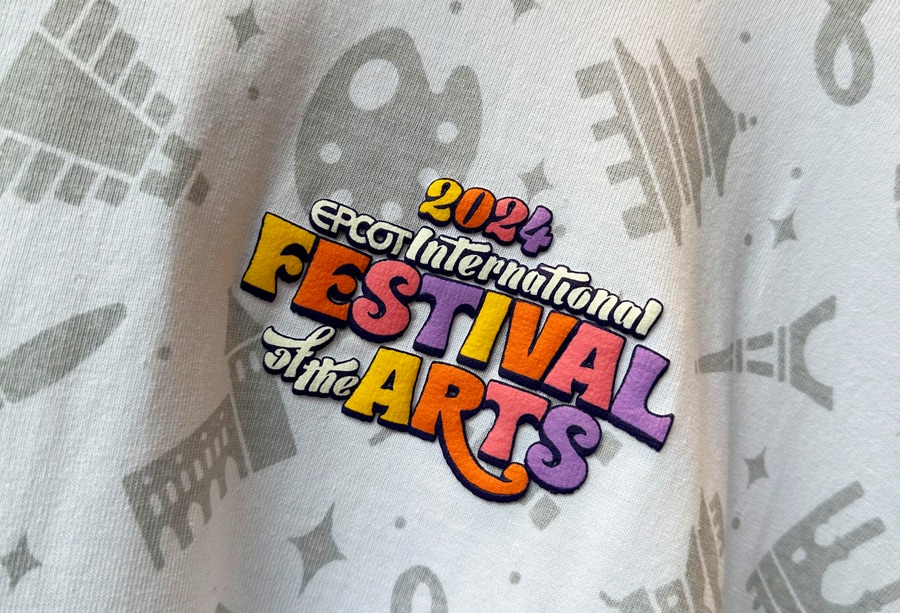 Image of Figment spirit jersey logo with 2024 EPCOT International Festival of the Arts