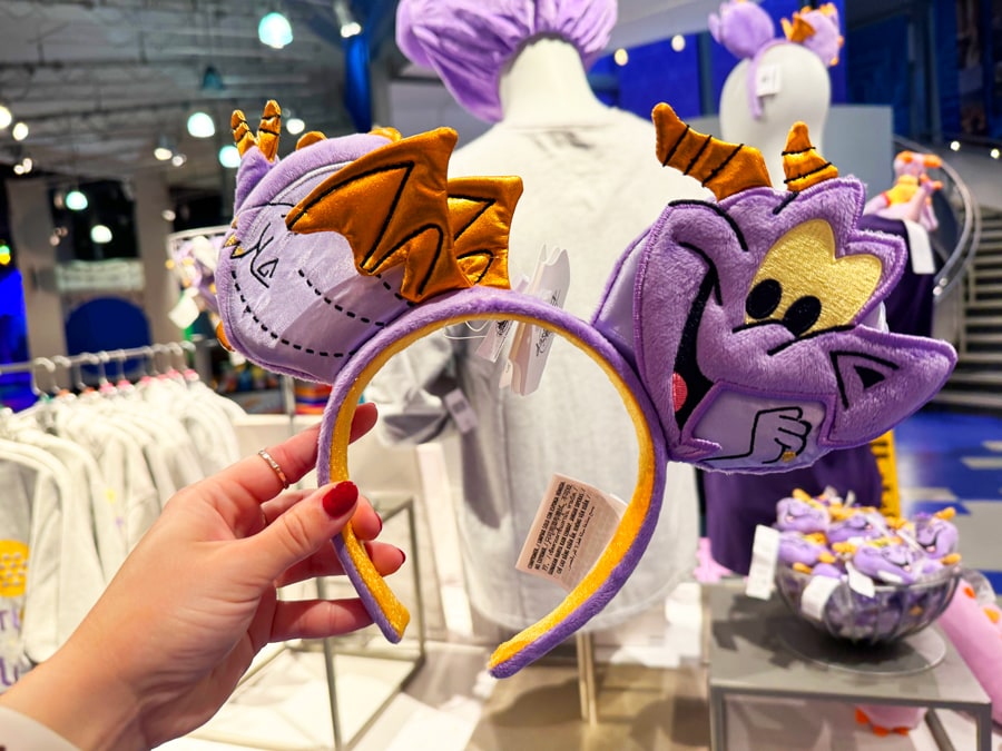 Image of Figment ears headband at EPCOT Journey into Imagination gift shop