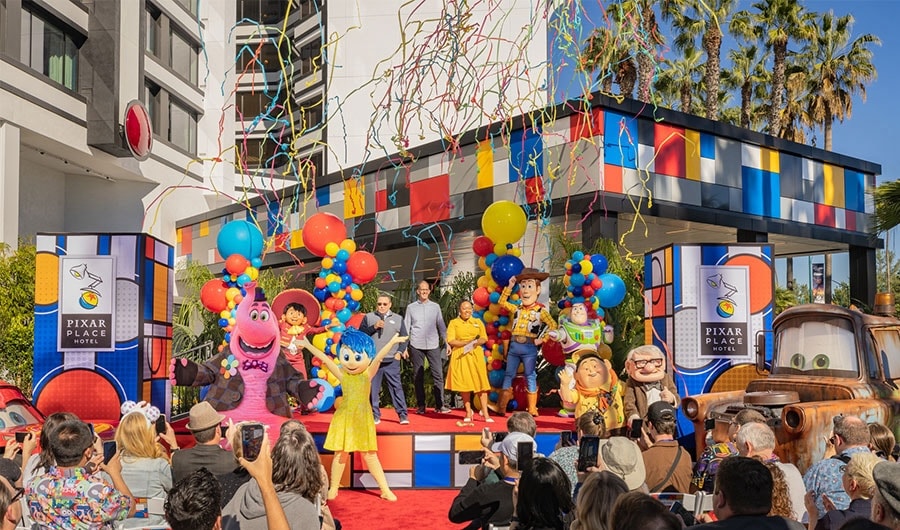The Grand Opening Dedication for the Pixar Place Hotel at Disneyland Resort at the Disneyland Resort
