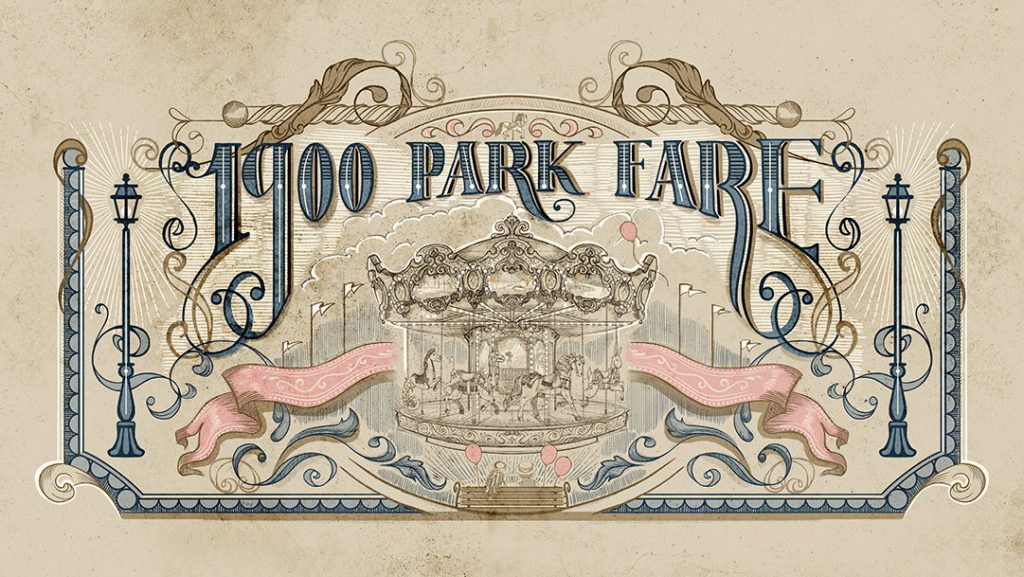 Artwork for the reopening of 1900 Park Fare at Disney’s Grand Floridian Resort & Spa on April 10