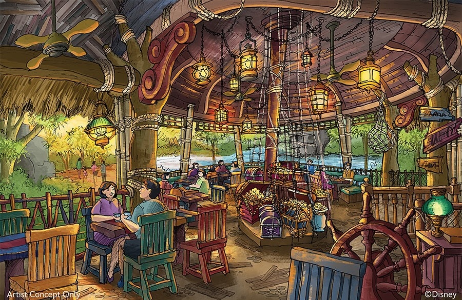 Rendering of Lookout Cookout coming to Fantasy Springs opening on June 6, 2024 at Tokyo DisneySea 