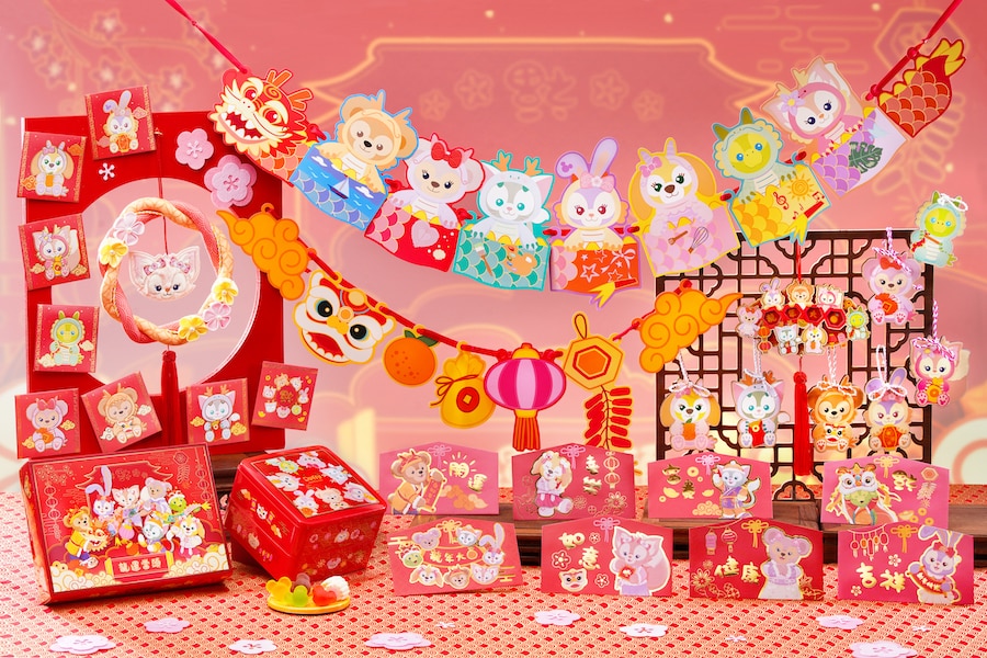 Image of Chinese New Year merchandise available at Hong Kong Disneyland