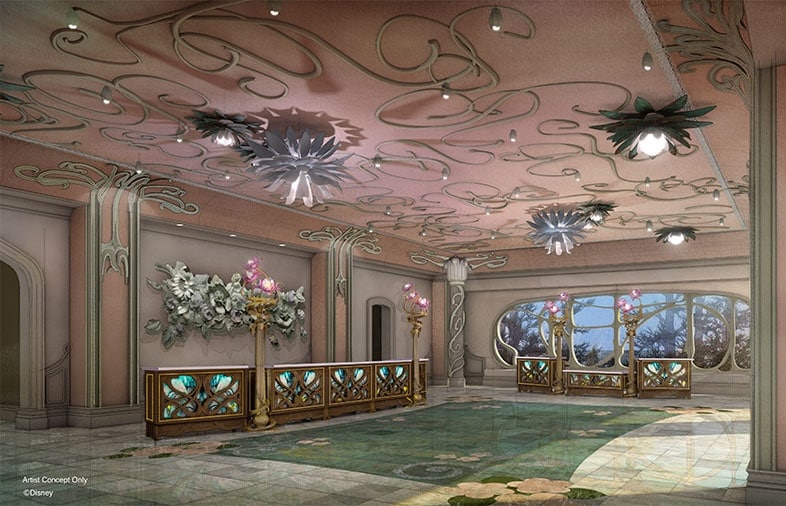 Rendering of the new Tokyo DisneySea Fantasy Springs Hotel