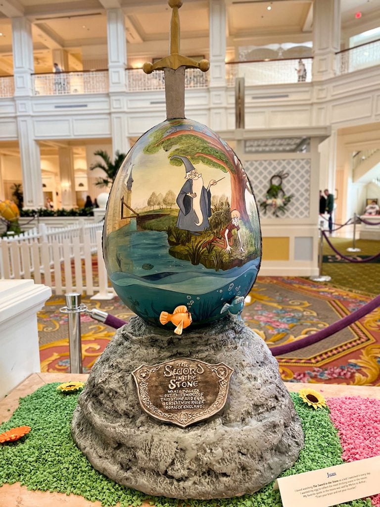 "The Sword in the Stone" Easter Egg at Disney's Grand Floridian Resort and Spa