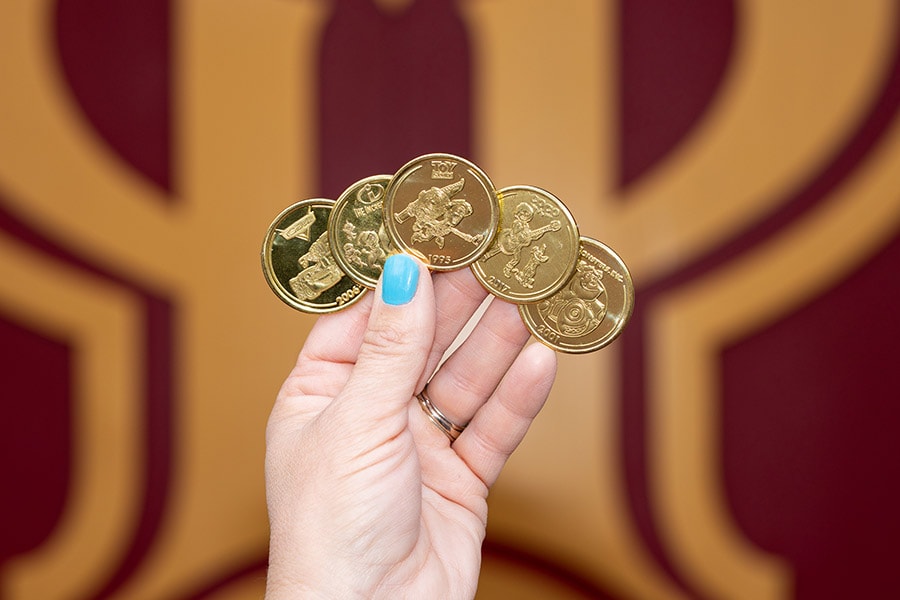 Limited-Time Pixar Collectible Medallions at Disneyland Resort