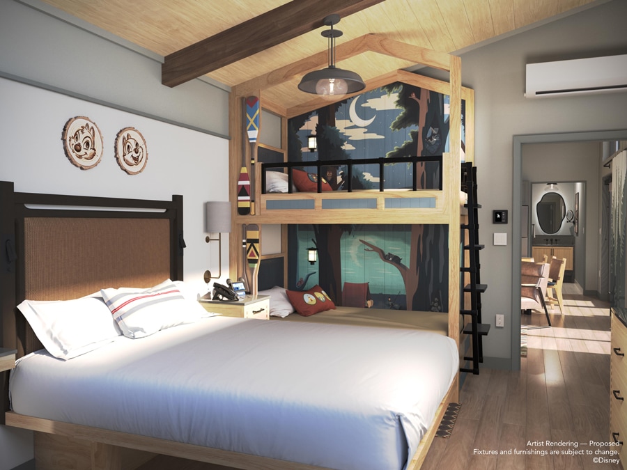 Disney Fort wilderness Cabins NEW 1 Bedroom Layout