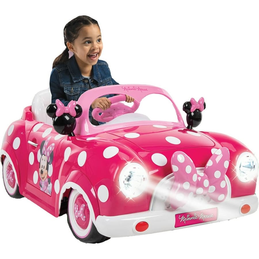 Minnie Mouse themed electric mini car for kids