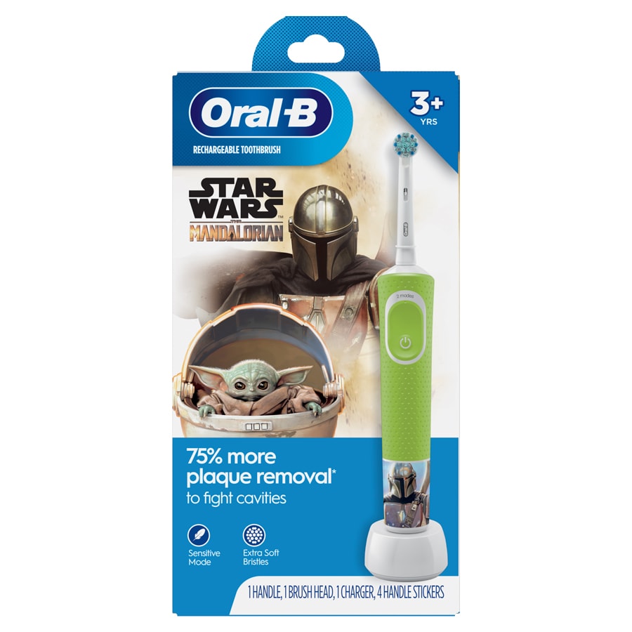 oral b electric toothbrush Mandalorian Star Wars themes