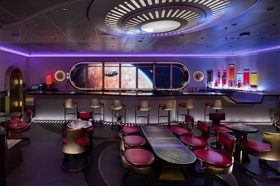Star Wars Hyperspace Lounge on the Disney Wish
