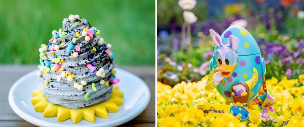 Spring Stuff y sorbete de huevos de primavera del Pato Donald