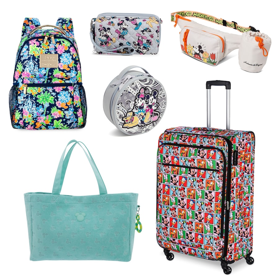 Disney vacation bags, luggage, and backpacks for travel and summer