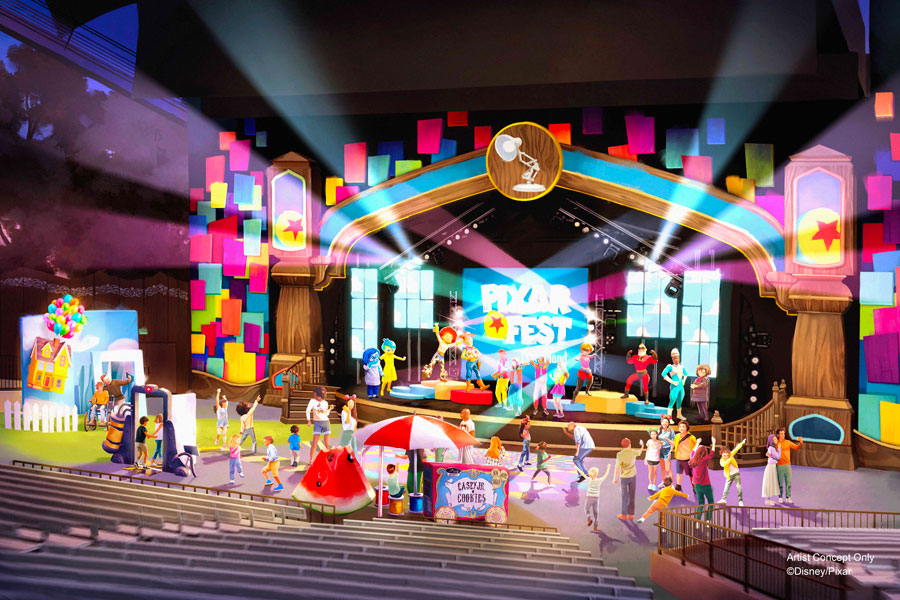 Club Pixar Nighttime party at Hollywood Backlot