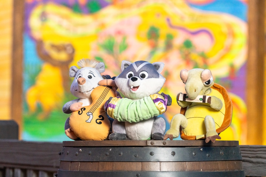 Tiana's Bayou Adventure critters plush 