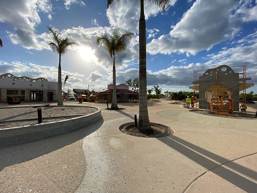 Arrival area at Disney Lookout Cay at Lighthouse Point