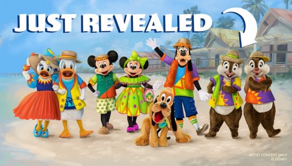 Just Revealed: New character outfits for Disney Lookout Cay at Lighthouse Point, Disney Cruise Line