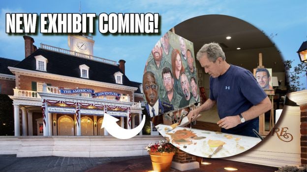 New exhibit coming! Veteran portraits by President George W. Bush coming to EPCOT.