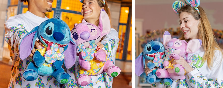Stitch and Angel Disney Eats Lollipop Collection Plushes