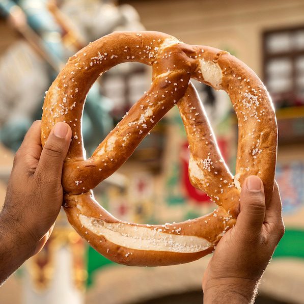 Jumbo Pretzel at Bier and Pretzel Cart and Sommerfest in the Germany Pavilion at EPCOT