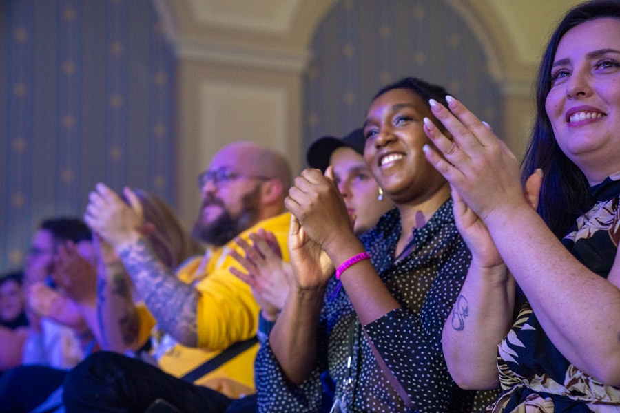 Cast members were moved by Beatrice’s performance during “Disneyland Paris in Concert”