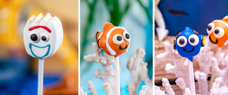 2024 Pixar Fest cake pops at Disneyland Resort - Disney California Adventure Park food items during Pixar Fest