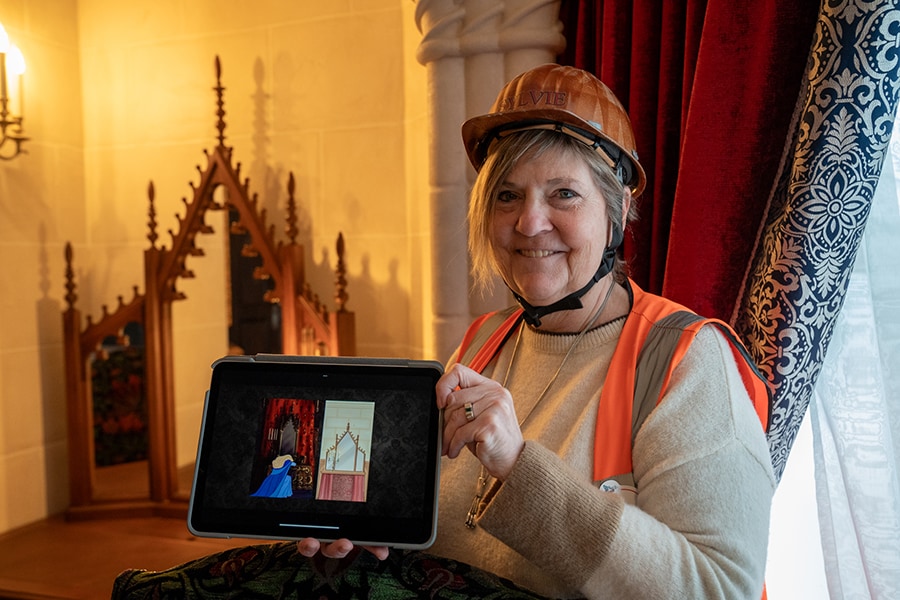 Sylvie Massara at work for Walt Disney Imagineering