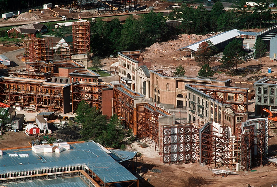 Aerial views of Disney’s Hollywood Studios