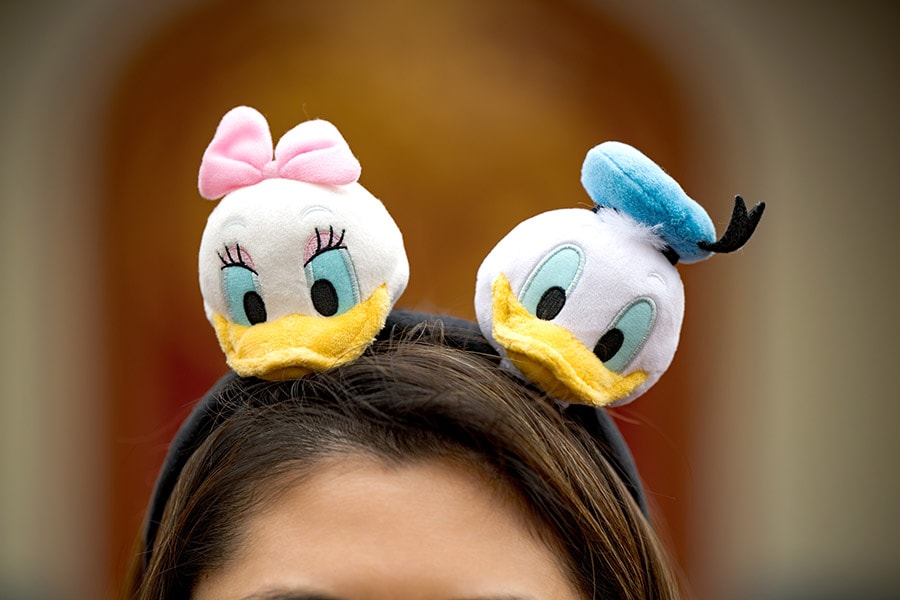 Disney Mini Daisy and Donald Duck plush for create your own headband