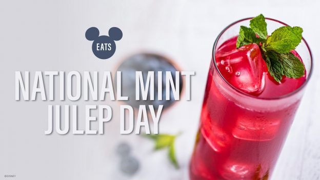 Disney Eats, National Mint Julep Day, Recipe from EPCOT International Flower & Garden Festival - The Green Tea Mint Julep
