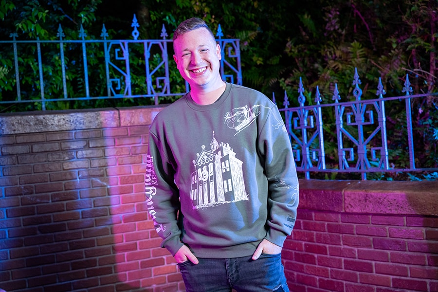 Haunted Mansion Holiday pullover crew