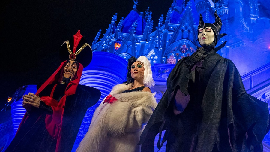 Villains at Mickey's Not-So-Scary Halloween Party