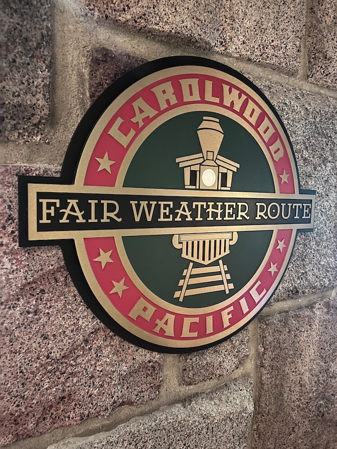 Disney's Wilderness Lodge railroad, train - Walt’s Fair Weather Route
