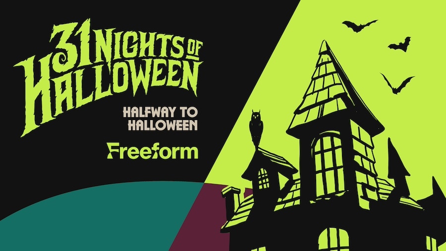 31 Nights of Halloween, playing all October, only on Freeform and Huluween art