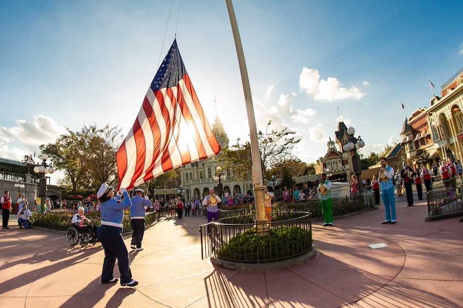 The American Flag on Main Street, U.S.A.