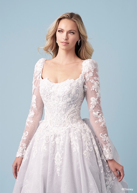 dresses near me long sleeve Long Pleated Plus-Size Formal Dress with Long Sleeves Rose Gold / 22