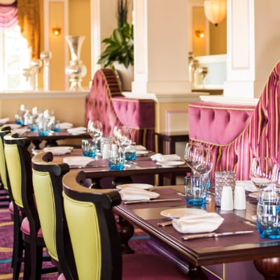 The dining room at Monsieur Paul