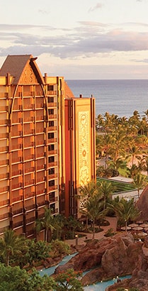 View of Aulani Resort and Spa in Hawaii