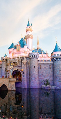 View of Cinderella's Castle in Disneyland CA