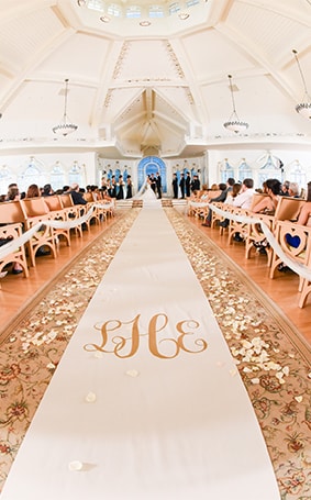 Ceremony Decor Custom Aisle Runners Disney Weddings