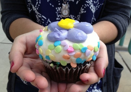 Easter cupcake from Walt Disney World