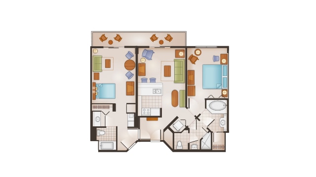 Rooms Points Disney S Saratoga Springs Resort Spa