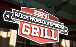 A sign for ESPN Wide World of Sports Grill