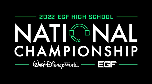 2022 Walt Disney World EGF High School National Championship Logo