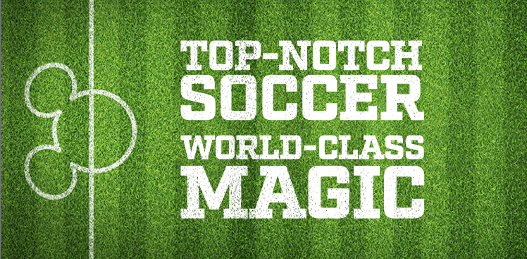 Text that says, ‘Top-Notch Soccer World Class Magic’