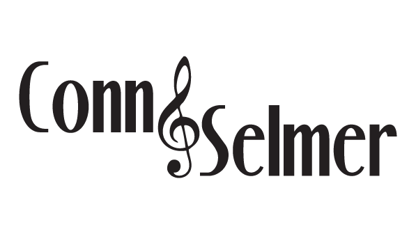 A Conn and Selmer logo featuring a musical note