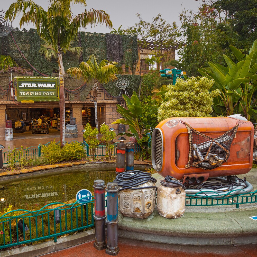 The store front of Star Wars Trading Post